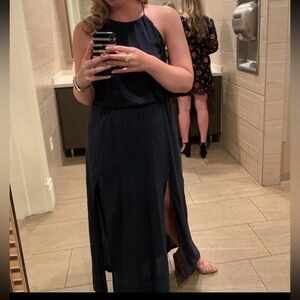 H&M Navy Blue Maxi Dress